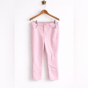 LOFT Light Pink Skinny Crop Jeans size 6, waist 28